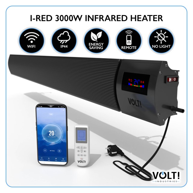 VOLT! Infrarood Heater i Red 3000W Wifi